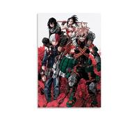 SLYASZX My Hero Academia Poster Canvas Oil Painting Decorative Painting Art Poster Hanging Painting Home Living Room Bedroom Dining WallUnframe-style16x24inch(40x60cm)