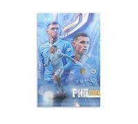 SLYASZX Phil Foden Poster Canvas Oil Painting Decorative Painting Art Poster Hanging Painting Home Living Room Bedroom Dining WallUnframe-style20x30inch(50x75cm)