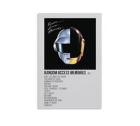 SLYASZX Random Access Memories-Daft Punk Poster Canvas Oil Painting Decorative Painting Art Poster Hanging Painting Home Living Room Bedroom Dining WallUnframe-style16x24inch(40x60cm)
