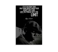 SLYASZX The Notorious B.I.G. Poster Canvas Oil Painting Decorative Painting Art Poster Hanging Painting Home Living Room Bedroom Dining WallUnframe-style20x30inch(50x75cm)