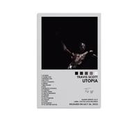 SLYASZX Travis Scott Utopia Poster Canvas Oil Painting Decorative Painting Art Poster Hanging Painting Home Living Room Bedroom Dining WallUnframe-style08x12inch(20x30cm)