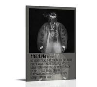 SLYASZX Yeat Afterlyfe Poster Canvas Oil Painting Decorative Painting Art Poster Hanging Painting Home Living Room Bedroom Dining WallFrame-style24x36inch(60x90cm)