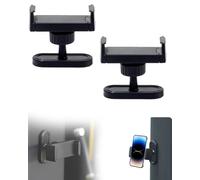 SlyFlex 360 Magnetic Phone Mount for GYM, 360 Adjustable Magnet Phone Holder, Compact Portable Black Cradle Magnetic Phone Golf Mount for Various Sizes, Magnetic Phones Mount Gym (2)