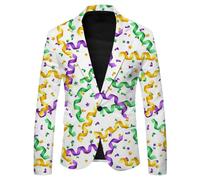 SLYGOU Mens Sequin Jacket,Mens Blazer Jacket Men Shiny Sequin Blazer Jacket Double Breasted Blazer For Men Chic Tuxedo Dinner Jacket Men's Suits & Blazers Prom Suits For Boys Age 17