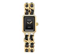 SLYHHZHMY Fashion Small Fragrance Watch, Women's Bracelet Watch, Square Dial Quartz Watch, 3, Fashion