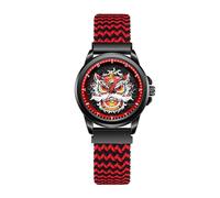 SLYHHZHMY Men's Disc Watch Casual Watch Classic Quartz Watch Silicone Strap Braided Strap Watch (2)