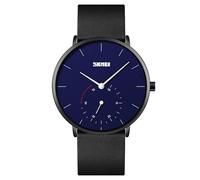 SLYHHZHMY Men's Lightweight Quartz Watch Classic Business Wristwatch Men's Casual Waterproof Watch Large Disc Wristwatch (4)