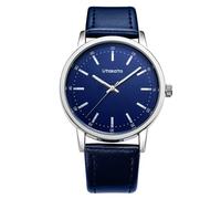 SLYHHZHMY Men's Watches, Men's Minimalist Traditional Analog Quartz Watches(Blue)