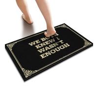 SLYNORA Fall Door Mat Indoor We Both Knew I Wasn't Enough Doormat Indoor Outdoor Carpet Cave Man Bar(65X90CM)