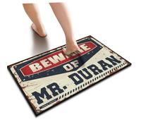 SLYNORA Small Outdoor Mat Beware Of Mr. Duran Floor Mat Bathroom Gifts Fall Welcome Mats Outdoor(65X90CM)