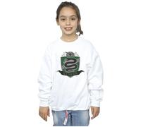 Slytherin Chest Badge Sweatshirt Harry Potter White 5-6 Years