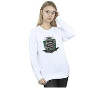 Slytherin Chest Badge Sweatshirt Harry Potter White XXL