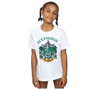 Slytherin Crest Cotton T-Shirt Harry Potter White 7-8 Years