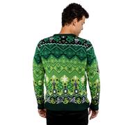 Slytherin House Crest Christmas Jumper - S