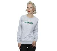 Slytherin Text Sweatshirt Harry Potter Grey XL