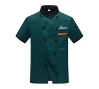 Slyzzcjb Personalized Embroidered Chef Coat Customized Chef Jacket Custom Chef works kitchen shirt Chef jackets for women Men Women
