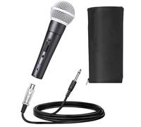 SM 58 Portable Wired Microphones, Cardioid Dynamic Vocal Microphone with Storage Bag, Wired Vocal Microphone for Women Men Singers