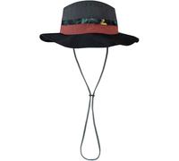 (SM, Black) Buff Adults Explore Booney UPF 50 Lightweight Festival Bucket Hat - Black