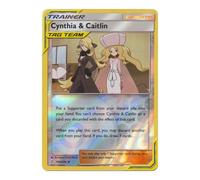 SM Cosmic Eclipse 189/236 Cynthia & Caitlin (Tag Team) (Reverse Holo)