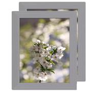 SM Decor 2 Pack Silver A5 Picture Frame - Freestanding and Wall Mounted Photo Frame for Pictures Posters & Certificates, A5 Size Compact Picture Frames - Silver, A5 (15 x 21 cm)