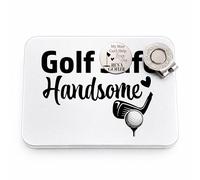 SM Design My Man Can't Help Being Sexy He's a Golfer Golf Safe Handsome Husband Golf Gift Boyfriend Golf Gift for Him Golf Ball Markers (Golf Safe)