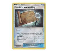 SM Forbidden Light 107/131 Fossil Excavation Map (Reverse Holo)