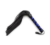 Sm Leather Spank Fetish Bondage Sex Whip Flogger Sex Harness Women Restraint Spanked BDSM Clapper Womens Bondage Erotic Gear Blue One Size