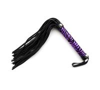 Sm Leather Spank Fetish Bondage Sex Whip Flogger Sex Harness Women Restraint Spanked BDSM Clapper Womens Bondage Erotic Gear Purple One Size