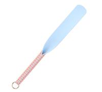 SM Leather Spanking Paddle with Strap Handles Couples Oval Flogger Whip Crop Slave Punishment Whip Adult Sex Toys