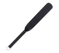 SM Leather Spanking Paddle with Strap Handles Couples Oval Flogger Whip Crop Slave Punishment Whip Adult Sex Toys