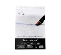 SM.LT A4 Watercolour Spiral Pad 20 Sheets 260 G7mq AS-20(260) TS