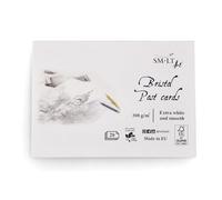 SM.LT Bristol Postcard Pad 308gsm Extra White Smooth 20 Sheets PC-20(308)/FSC