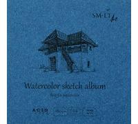 SM.LT Drawing Book, Fine Grain Watercolor, 14x14cm