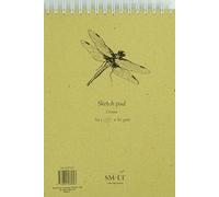 SM.LT EB-100TS/C Authentic line A4 Sketchpad - 80 gm Paper - 100 Pages - Cream