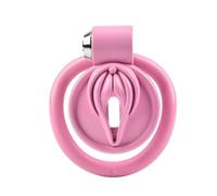 SM Men Beginner Cage Chastity Lock Adjustable Bird Cage Chastity Device Adult Game Sex Toys Cock Cage Penis Cage Sissy Inverted Chastity Rooster Cage to Prevent Erection Bondage for Lovers