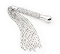 SM Metal Diamond Handle Chain Whip,SM Spade Metal Chain Whip Flogger for Couples Restraint Bondage Sex Role Play