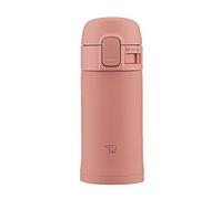 Zojirushi SM-PD20-PM Zojirushi Water Bottle, One-Touch, Stainless Steel Mug, 0.2 L., Terracotta