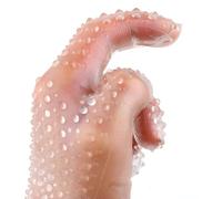 SM Sex Gloves Sex Massage Gloves G-Spot Clitoral Stimulator Finger Covers Erotic Masturbation Toy Finger Sleeve Soft Silicone Sex Toy Stimulation for Women Vaginal Anal for Couples