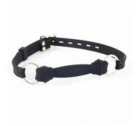 Sm Silicone Mouth Gag Adjustable Sexual Toy for Couple BDSM Slave Training Accessories Harness Restraint Bondage Puppy Role Play Black One Size
