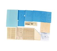 SM SunniMix 1:35 Scale Ruins House Unpainted Unassembly DIY Crafts Architecture 3D Puzzle Wooden Diorama Accessory Layout, House