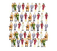 SM SunniMix 1:75 to 1:200 Scale Train Painted People Figures Female Male Sitting Model, 1:150, 22mm