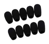 SM SunniMix 10pcs Black MIC Sponge Windscreen Covers for Conference Gooseneck Microphone