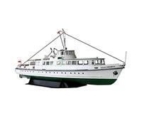 SM SunniMix 3D 1/100 Lilla Weneda Coastal Ferry Boat Model Kit Education Game Papercraft for Kids Adults Desktop Decor