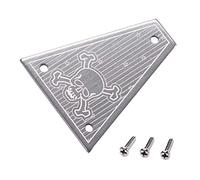 SM SunniMix Aluminium Alloy Blank Rod Cover w/Screws for Electric Guitar