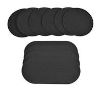 SM SunniMix Bass Drum Patches, Bass Drum Muffling Damper Pads, Practice Drum Pads, Durable Adhesive Pads, Set of 10pcs