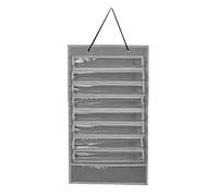 SM SunniMix Belt Display Holder Dustproof Rack Martial Arts Belt Display, 8 belts 5 Medals for Holding Medals, Ribbons, Lanyards, Grey