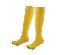 SM SunniMix Fencing Socks Protective Fencing Stockings Match Socks Breathable Thickened Comfortable Fencing Gear Athletic Socks for Epee Foil Sports, Yellow L