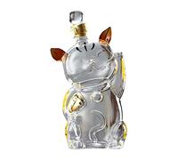 SM SunniMix Glass Decanter with Airtight Stopper, Decanter with Unique Cat Shaped Design, Decanter Bottle, 1000ml