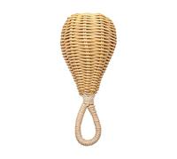 SM SunniMix Handmade Rattan Rattles Educational Toys Sand Musical Rattle Baby Rattan Handbell