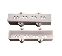 SM SunniMix Pack of 2 White Bass Pickup Covers Neck & Bridge for JB Bass